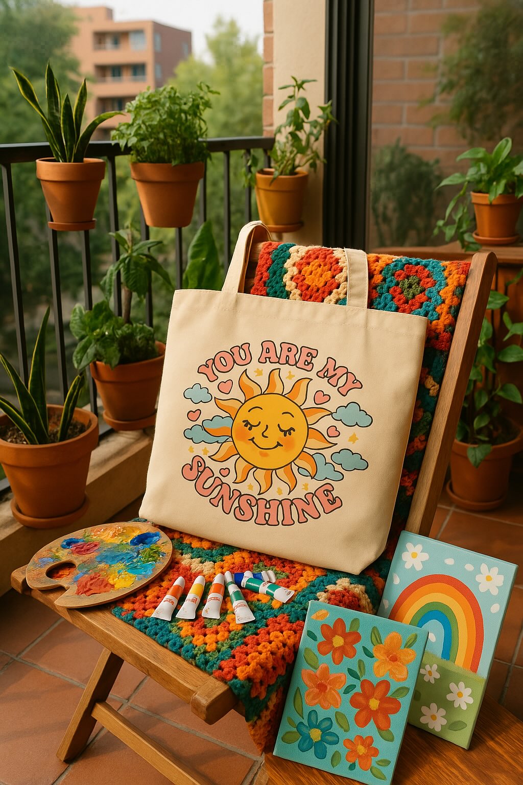 ☀️ You Are My Sunshine – Organic Cotton Tote Bag